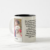 Personalized Pet Love Story Mug - Custom Zweifarbige Tasse (Vorderseite Links)