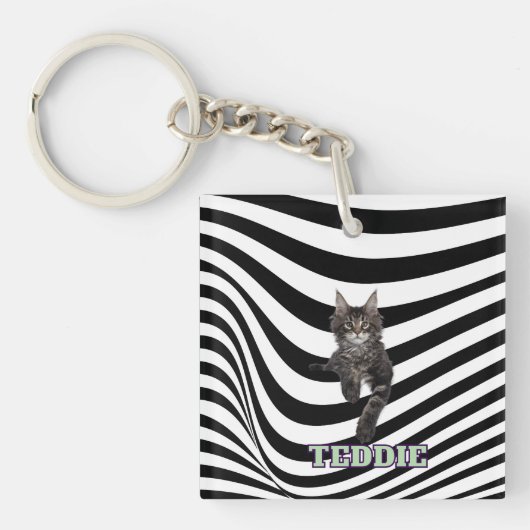 Personalized Pet Lover Keychain for Mom Schlüsselanhänger (Vorderseite)