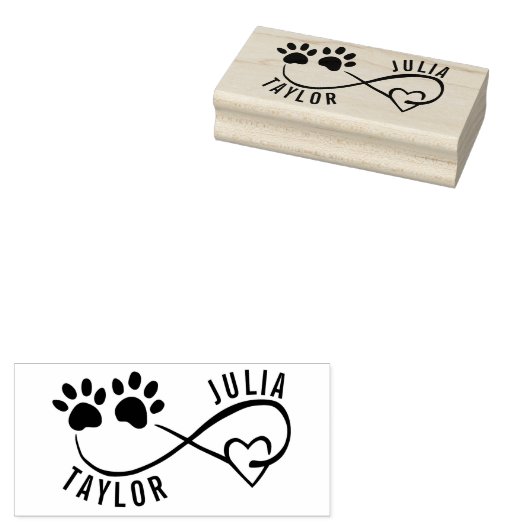 Personalized Pet Lover Signature Stamp Gummistempel (Stempel)