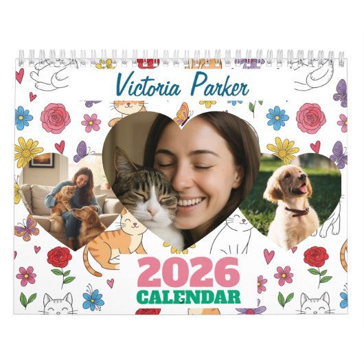 Personalized Pet Lovers Photo Calendar Kalender (Titelbild)