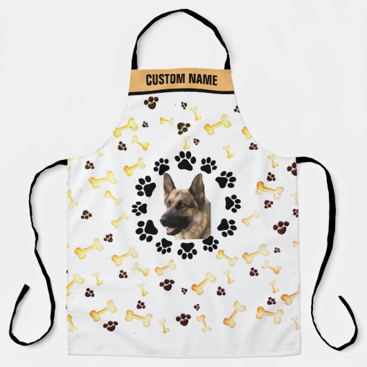 Personalized Pet Memorial Apron | Custom Name Schürze (Vorderseite)