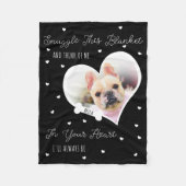 Personalized Pet Memorial Pet Loss | Photo Gift Fleecedecke (Vorderseite)