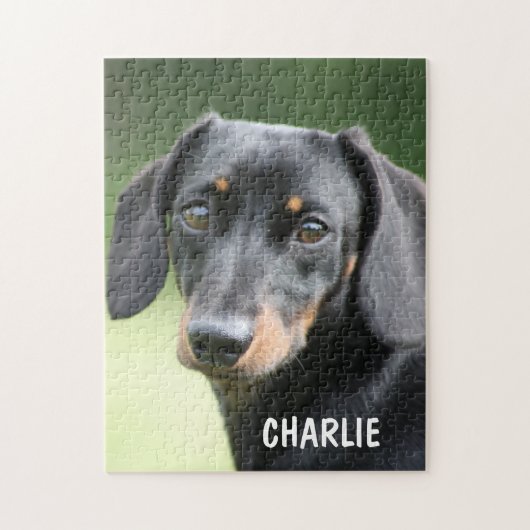 Personalized Pet Photo & Custom Name Puzzle (Vertikal)