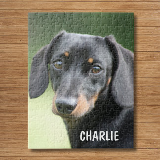 Personalized Pet Photo & Custom Name Puzzle