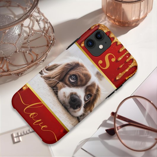 Personalized pet photo dog lover keepsake Case-Mat Case-Mate iPhone Hülle