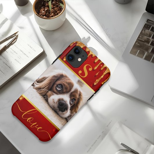 Personalized pet photo dog lover keepsake Case-Mat Case-Mate iPhone Hülle