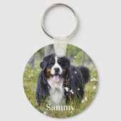 Personalized Pet Photo Dog Lover Keepsake Memorial Schlüsselanhänger (Rückseite)