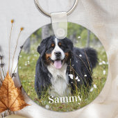 Personalized Pet Photo Dog Lover Keepsake Memorial Schlüsselanhänger