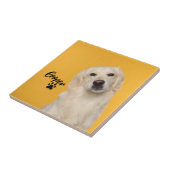 Personalized Pet  Photo Dog Lover with Photo Fliese (Seite)