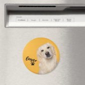 Personalized Pet Photo Dog Lover with Photo Magnet (In Situ (Geschirrspüler))