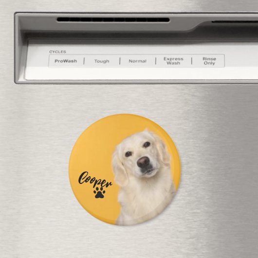 Personalized Pet Photo Dog Lover with Photo Magnet (In Situ (Geschirrspüler))
