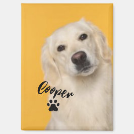 Personalized Pet  Photo Dog Lover with Photo Magnet