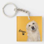 Personalized Pet  Photo Dog Lover with Photo Schlüsselanhänger (Vorderseite)