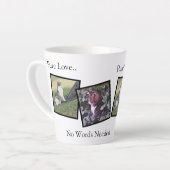 Personalized Pet Photo Latte Mug Milchtasse (Linke Ecke)