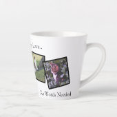 Personalized Pet Photo Latte Mug Milchtasse (Rechts)