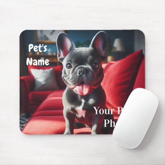 Personalized Pet photo mousepad  (Mit Mouse)