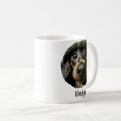 Personalized Pet Photo Mug with Name | Modern Cute Kaffeetasse (VorderseiteRechts)