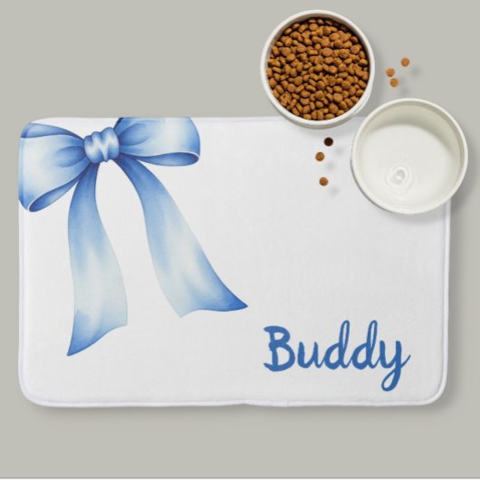 Personalized Pet Placemat - White Placemat Badematte