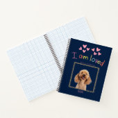 Personalized Pet Valentine with Name and Photo Notizblock (Innenseite)