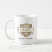 Personalized PharmD Licensed Pharmacist Emblem Kaffeetasse (Links)