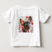 Personalized Photo and Text Baby T-shirt (Rückseite)