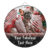 Personalized Photo and Text Dartscheibe (vorne)