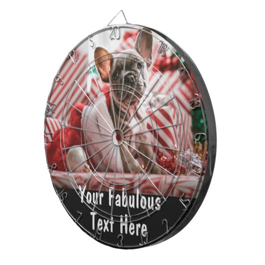 Personalized Photo and Text Dartscheibe (Vorderseite rechts)