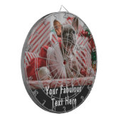 Personalized Photo and Text Dartscheibe (Vorderseite Links)