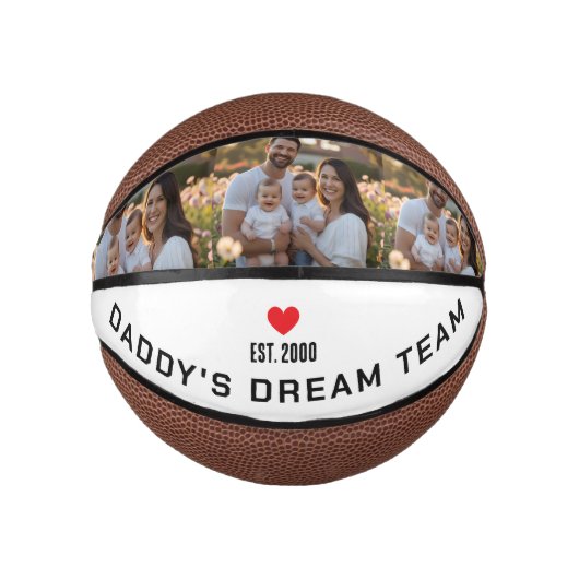 Personalized Photo and Text Mini Basketball (Vorderseite)