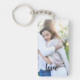 Personalized Photo and Text Photo Collage Keychain Schlüsselanhänger
