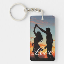 Personalized Photo and Text Photo Collage Keychain Schlüsselanhänger