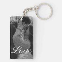 Personalized Photo and Text Photo Collage Keychain Schlüsselanhänger