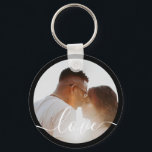 Personalized Photo and Text Photo Schlüsselanhänger<br><div class="desc">Make a Personalized Photo keepsake keychain from Ricaso - add your own photo and text - photo keepsake gifts</div>