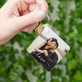 Personalized Photo and Text Photo  Schlüsselanhänger
