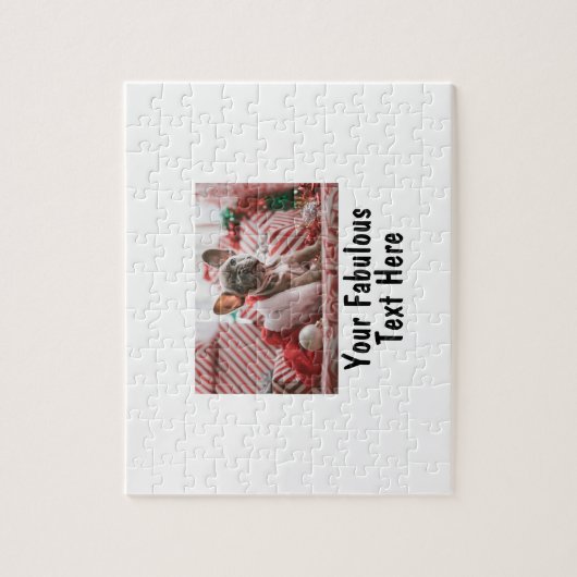 Personalized Photo and Text Puzzle (Vertikal)