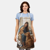 Personalized Photo Apron For Pet Lovers Schürze (Getragen)