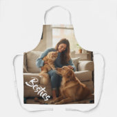 Personalized Photo Apron For Pet Lovers Schürze (Vorderseite)