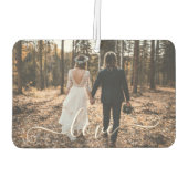 Personalized Photo Car Air Freshener Autolufterfrischer (Rückseite)