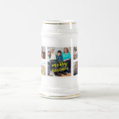 Personalized Photo Christmas Collage Beer Stein Bierglas (Mittel)