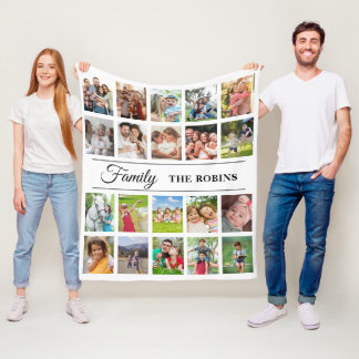 Personalized Photo Collage Blanket Photo Fleecedecke