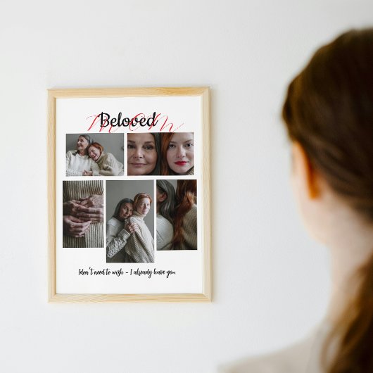 Personalized Photo Collage Gift for Mom Acrylschild