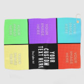 Personalized Photo Collage  Golfhandtuch (Horizontal)