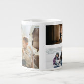 Personalized Photo Collage Jumbo-Tasse (Vorderseite)
