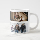 Personalized Photo Collage Jumbo-Tasse (Rechts)