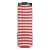 Personalized Photo Collage Mom Heart & Kids Name Thermosbecher (Rückseite)