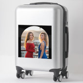 Personalized Photo Custom-Cut Vinyl Name Sticker (Koffer)