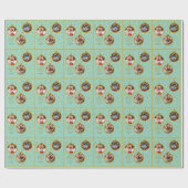 Personalized Photo - Custom Family Holiday Geschenkpapier (Flach)