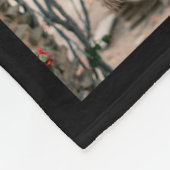 Personalized Photo, Custom Name Fleece Blanket (Ecke)