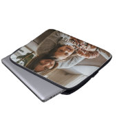 Personalized Photo & Custom Text Grandma Since - Laptopschutzhülle (Vorne Knopf)