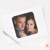 Personalized Photo & Custom Text Wedding Sticker (Umschlag)